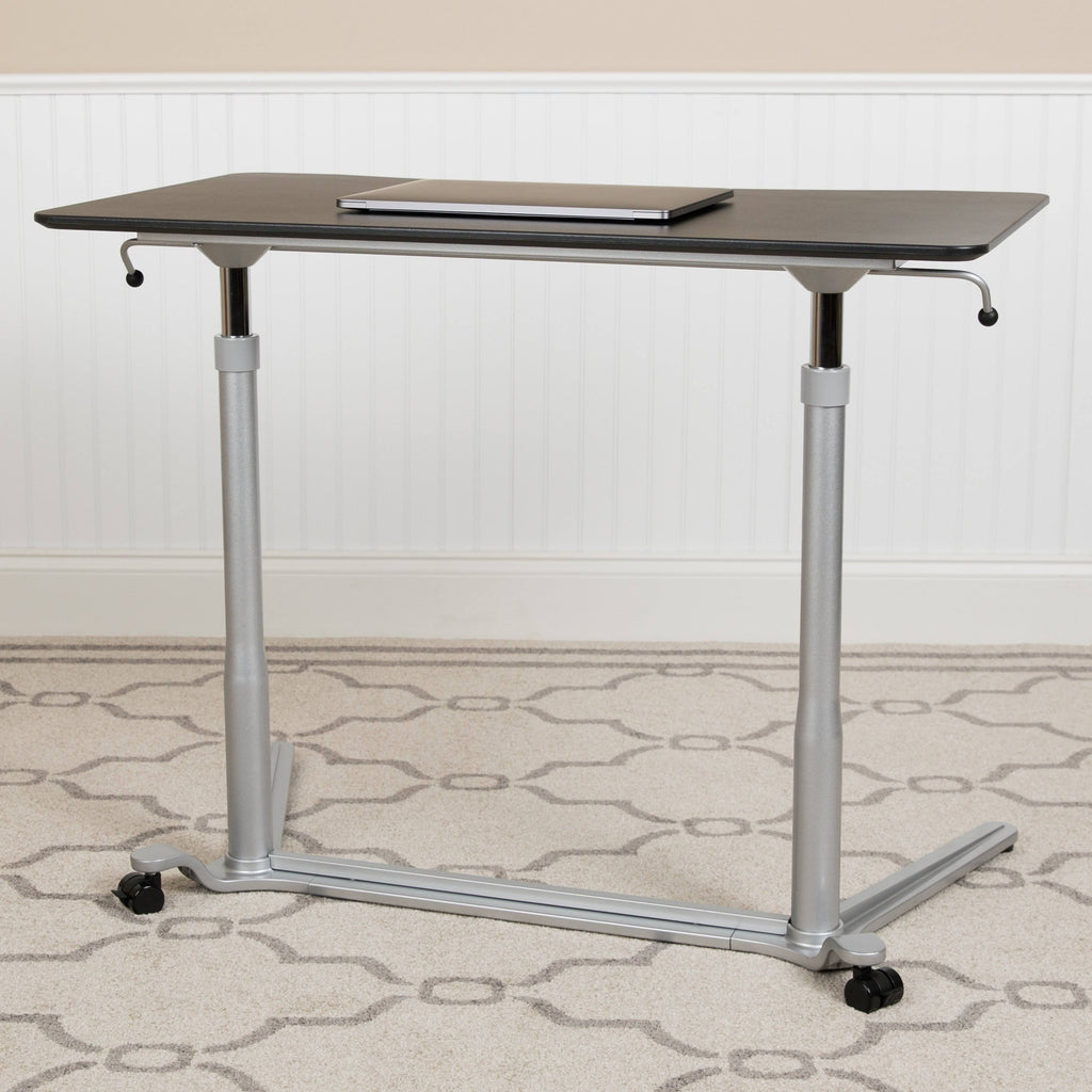 Black Sit-Stand Computer Desk I829066