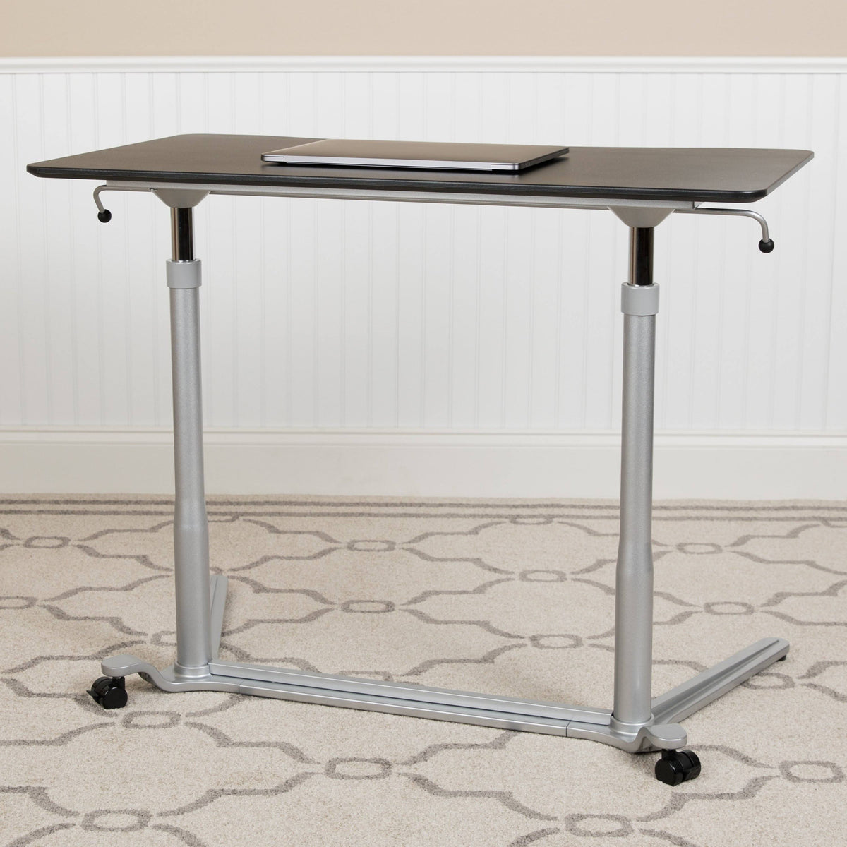 Black Sit-Stand Computer Desk I829066