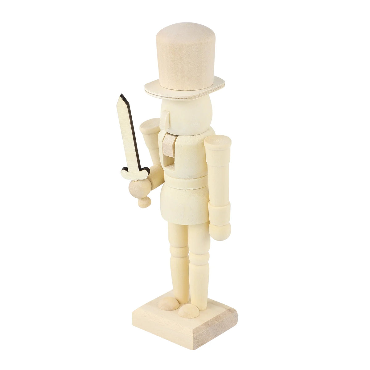Unfinished Wooden Nutcracker Doll Q9947