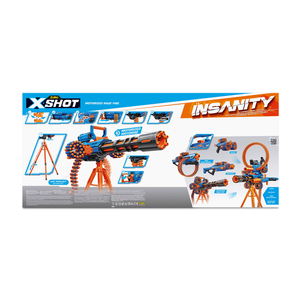 Motorized Plastic Dart Blaster (72 Darts) B481