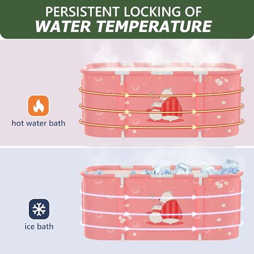 Large 47 inch Foldable Soaking Bathtub R784