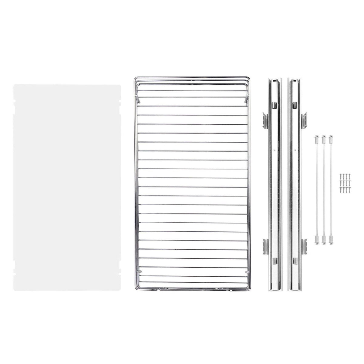 Chrome Steel Roll Out Drawers C56977