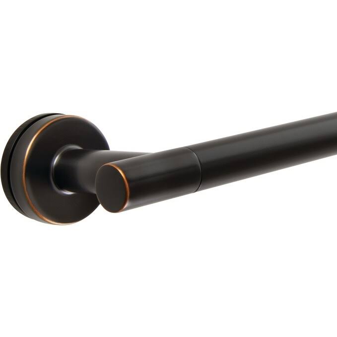 Bronze Sliding Semi Frameless Shower Door Q1620