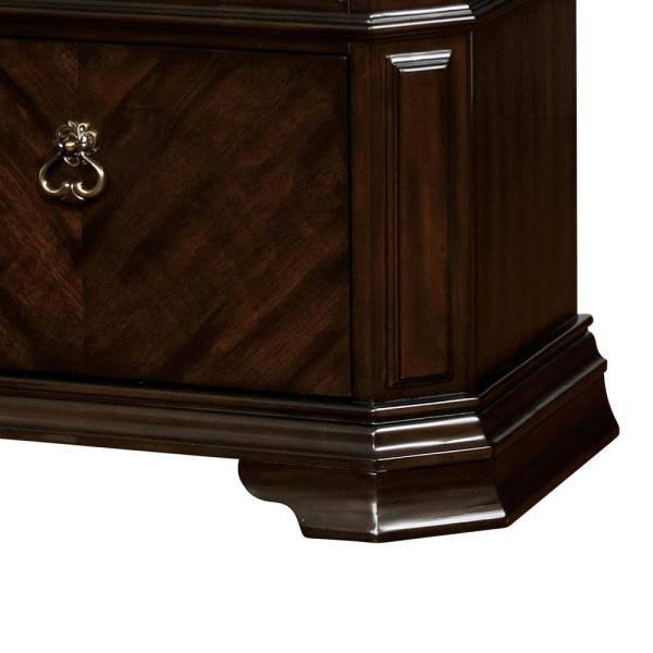 Espresso 2-Drawer Nightstand R6144