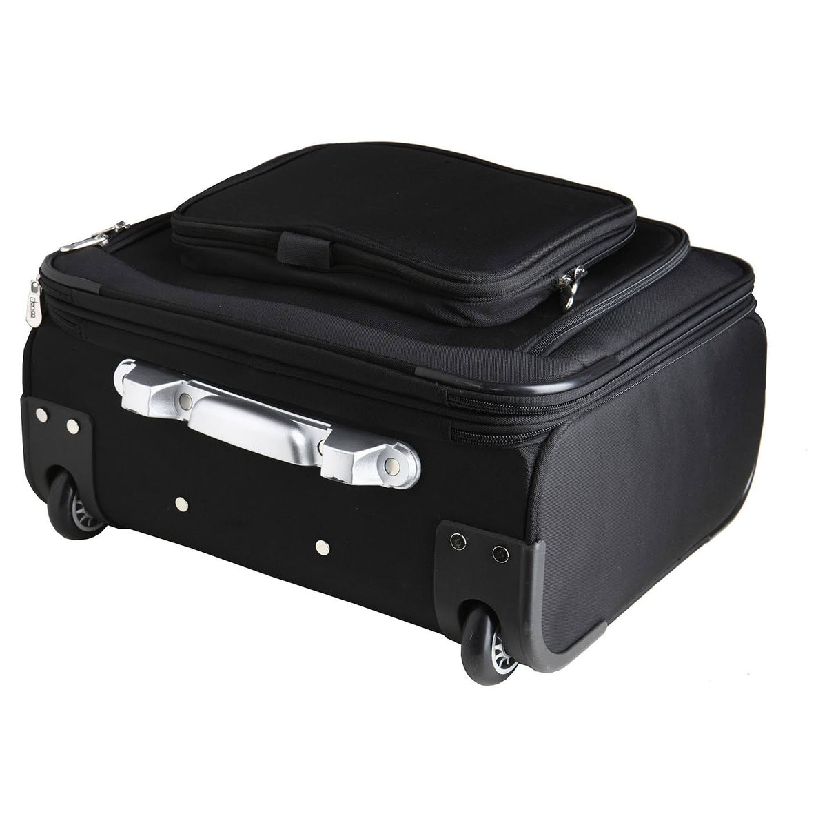 Black 14x22 2-Wheeled Laptop Travel Case C2987