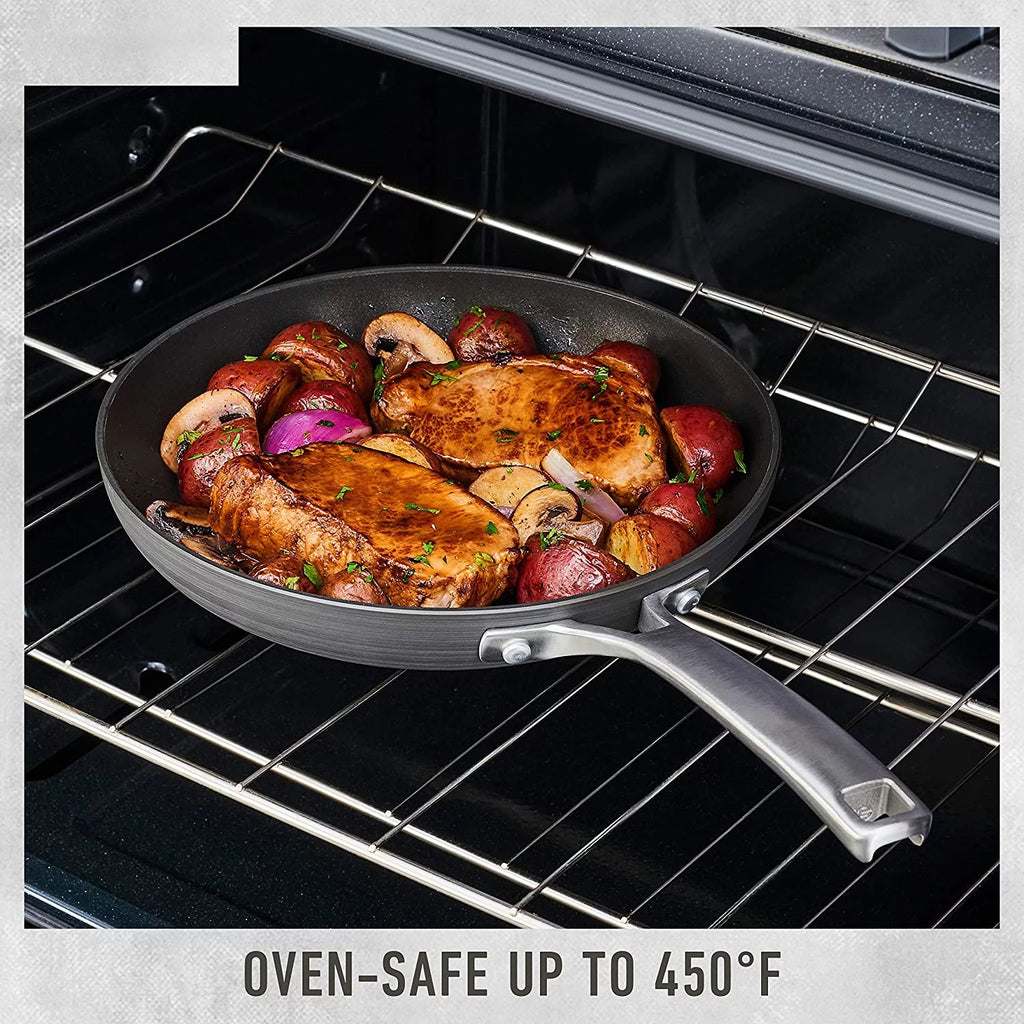 Hard-Anodized Nonstick Sauté Pan with Cover, 5-Quart P1866