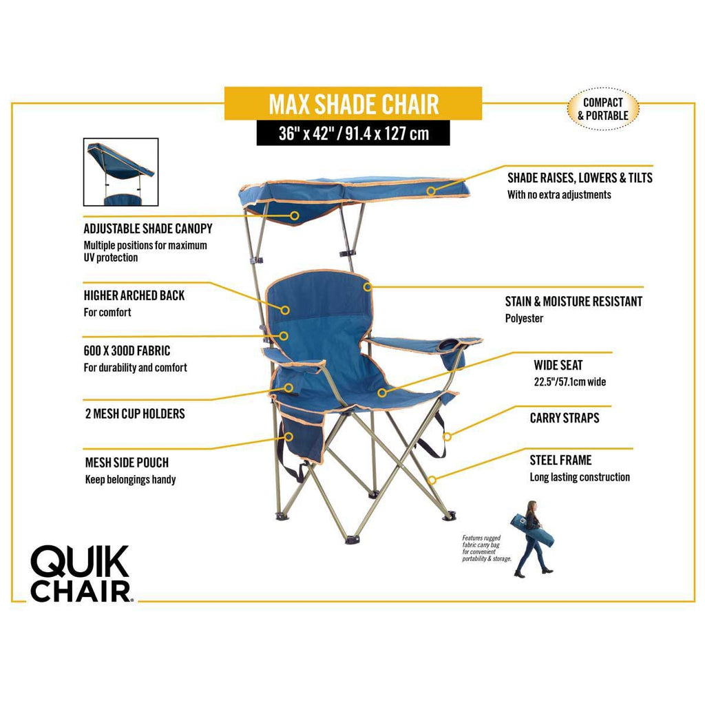 Max Blue Shade Chair W3250
