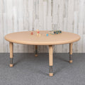 45 inch Round Plastic Height Adjustable Activity Table G381