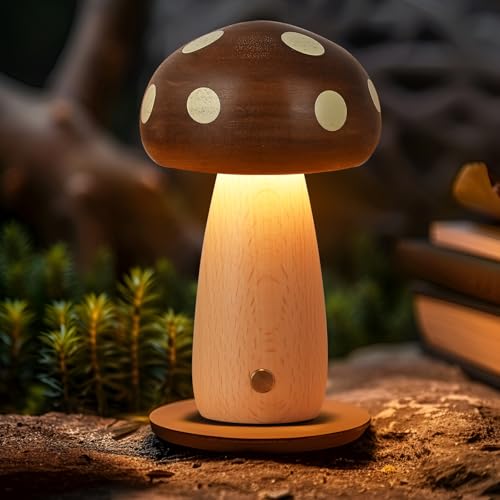Portable Cordless Rechargeable LED Mushroom Lamp Y371645