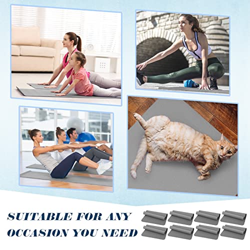10 Pack 68'' x 24'' x 4mm Thick Non Slip Yoga Mats J43012