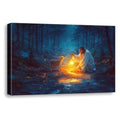 Jesus and Lamb Canvas Wall Art E310