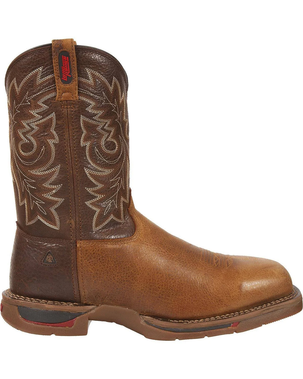 Brown 11 inch Carbon Fiber Toe Western Boots C403255
