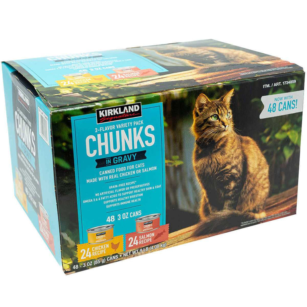 Chunks in Gravy Canned Cat Food Variety Pack E483