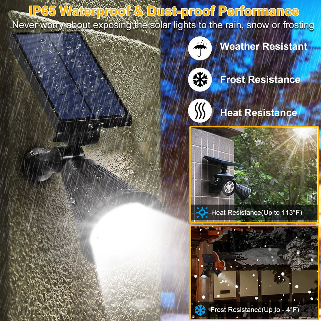 4 Pcs Solar Dusk To Dawn Outdoor Light H47246