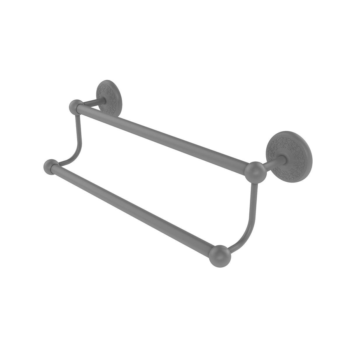 Matte Gray 30 inch Double Towel Bar Y2287
