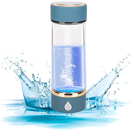 Blue Portable Hydrogen Water Bottle 380ml S4773
