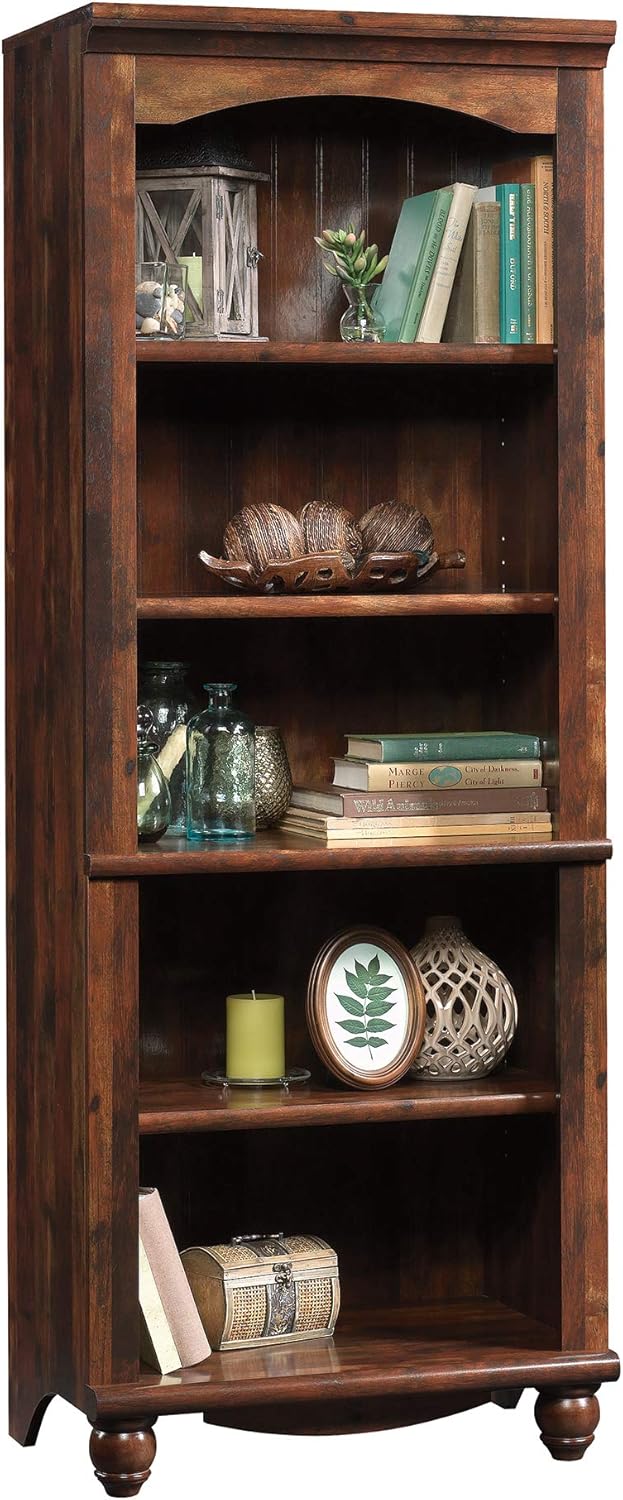 Antiqued White Library W578630