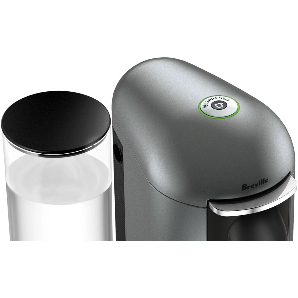 Titanium Coffee & Espresso Single-Serve Machine and Black Milk Frother X132