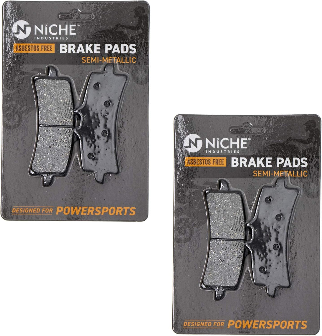 Brake Pad Set Semi-Metallic Pack of 2 Q1680