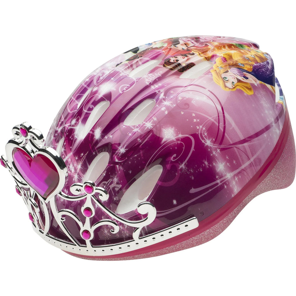 Pink Disney Princess 3D Tiara Bike Helmet, Child 5+ (50-54cm) G30242