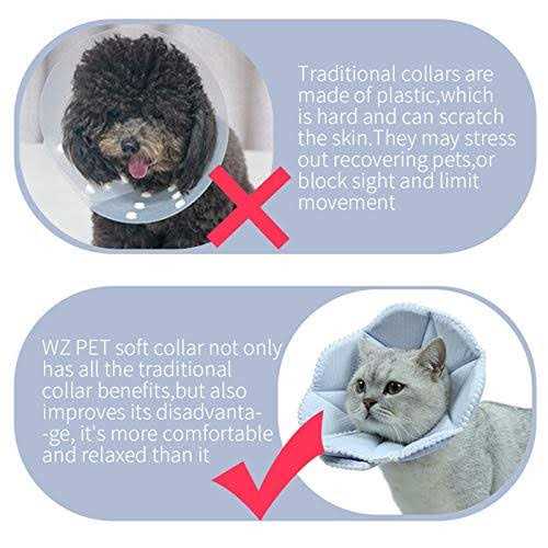 Soft Adjustable Cat Recovery Collar E9122