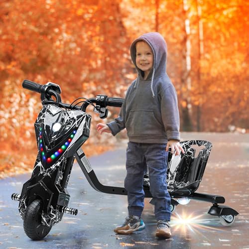 Electric Drift Trike with Adjustable Seat Big Wheel 3-Wheel Scooter A831
