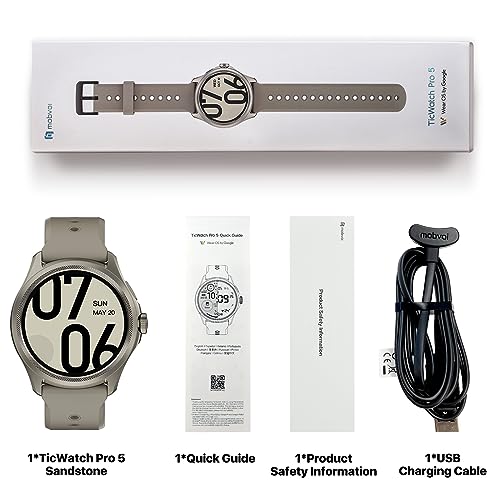 Obsidian Smartwatch with Snapdragon W5+ Gen 1 Wear OS P4934