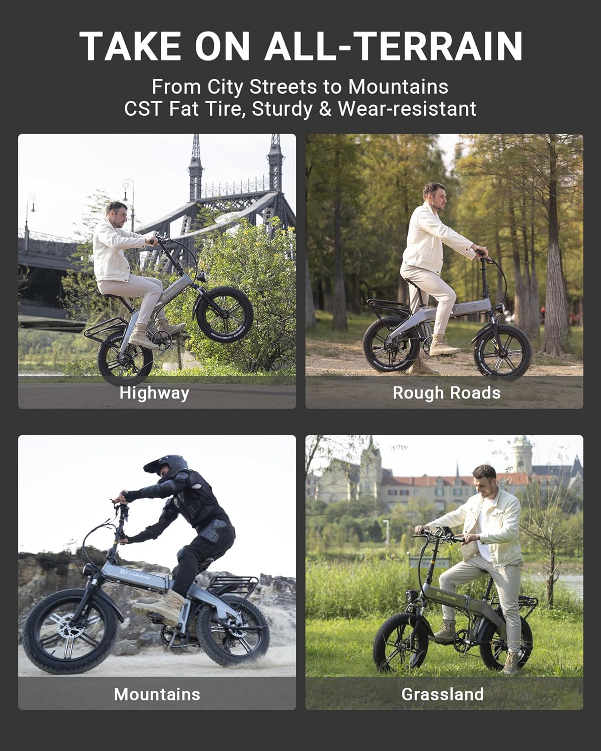 20" Fat Tire Folding Electric Bike W385660