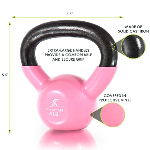 Vinyl Coated Cast Iron Kettlebells J731