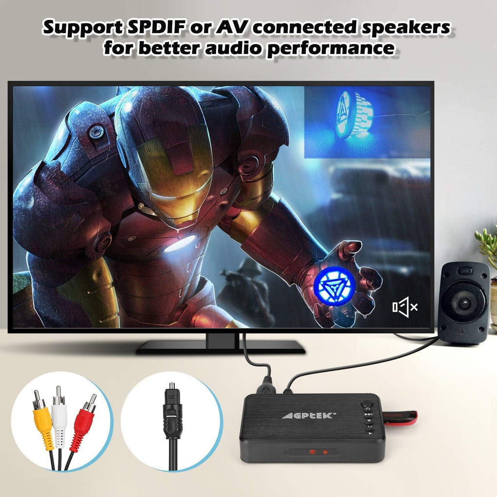 1080P Media Player with HDMI Output and Remote Control X8915
