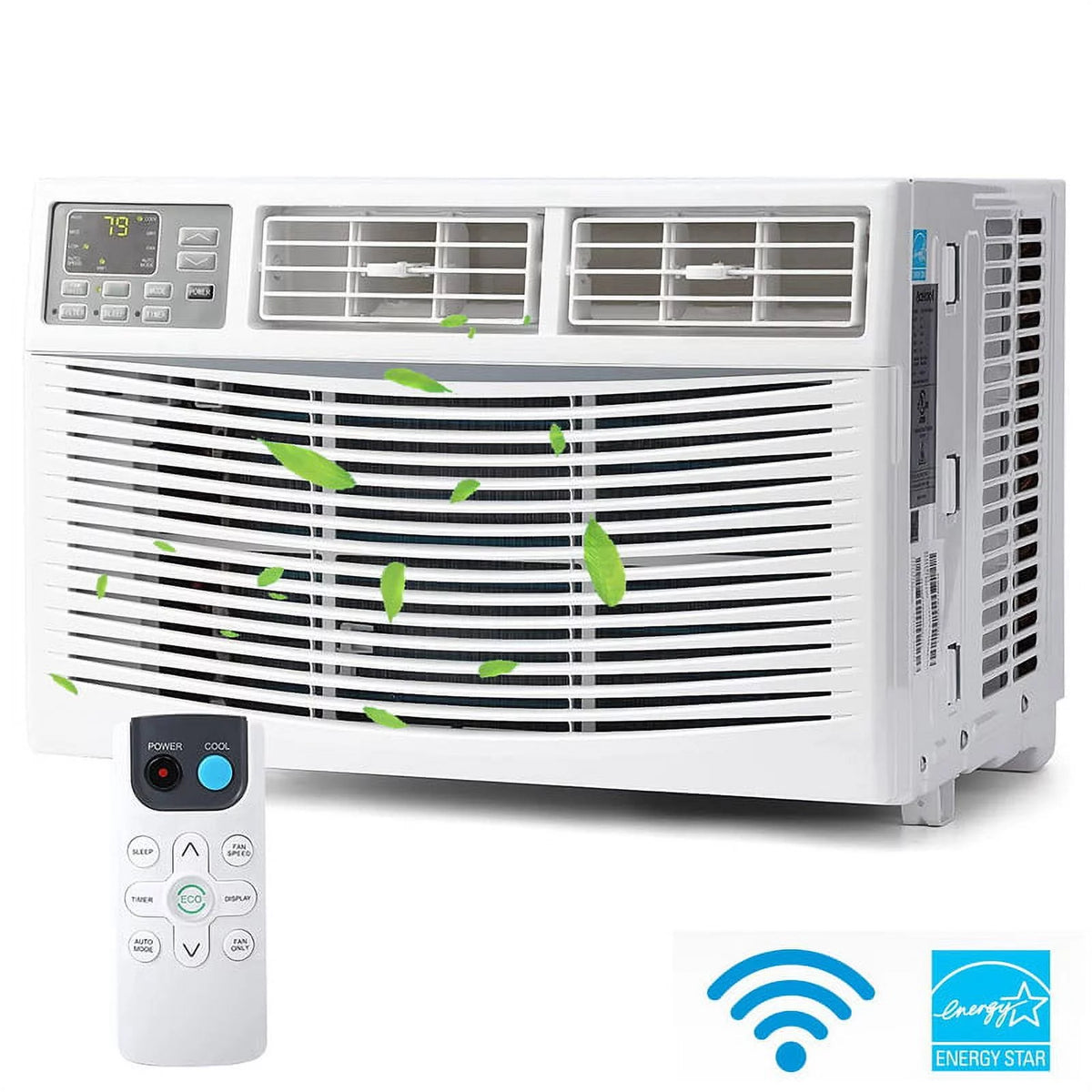 White 6,000 BTU Window-Mounted Air Conditioner P980