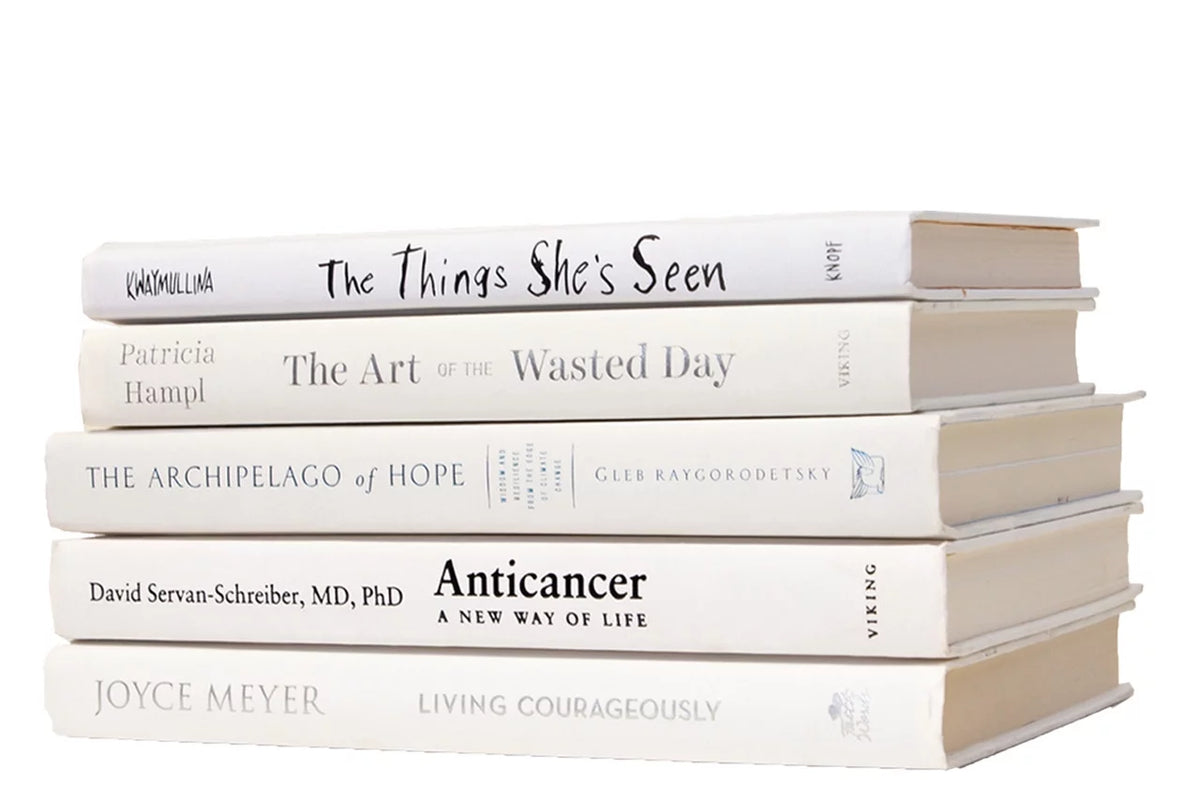 White Decorative Books P522