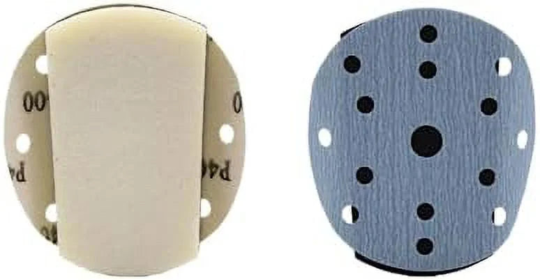 6 Inch Round & Mouse Hand Sanding Block Kit, 5 PCS R125