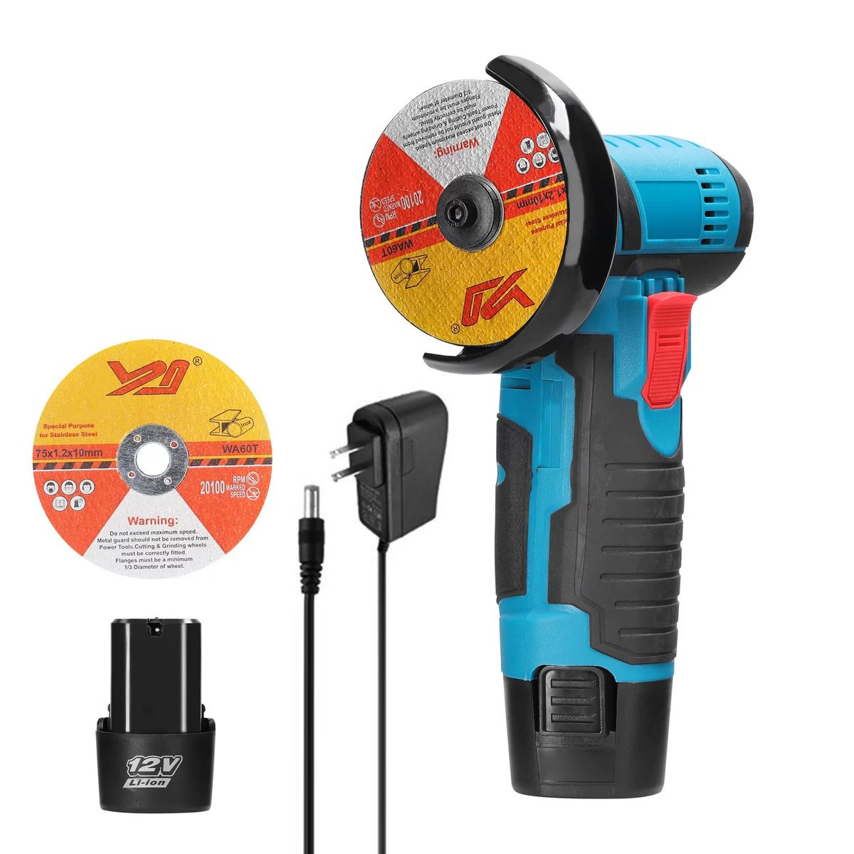 12 V Handheld Portable Electric Angle Grinder Y2952