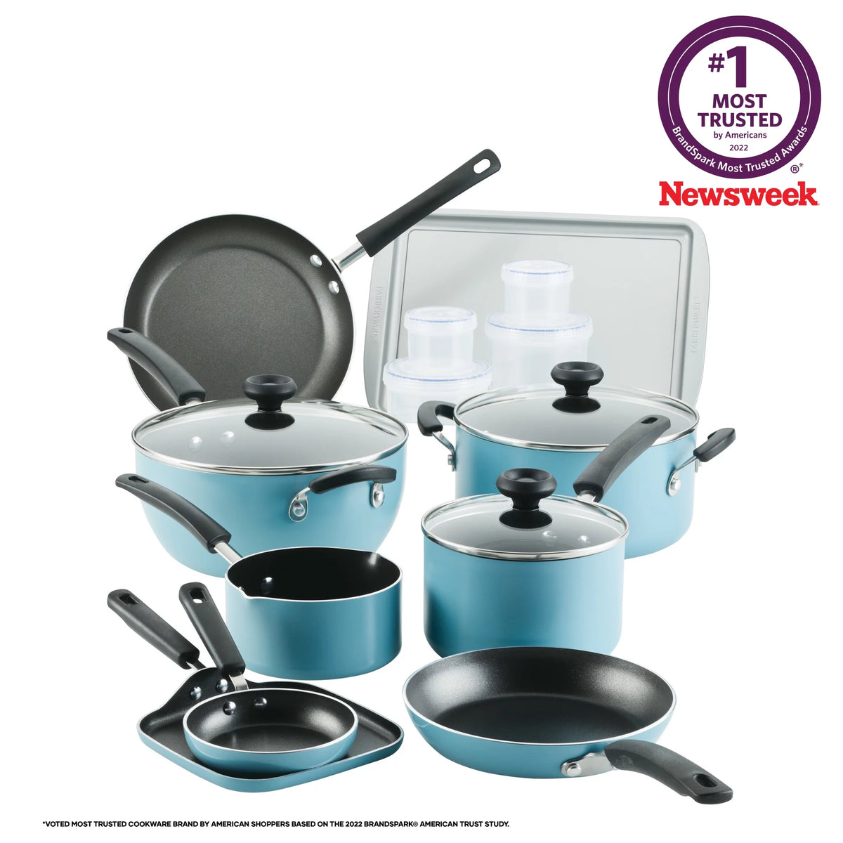 20 Piece Aluminum Nonstick Pots and Pans Set V9342