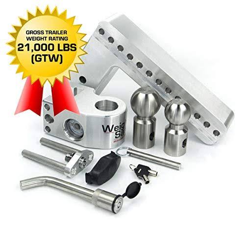 Adjustable 10x22 Drop Ball Mount with 3x22 Shank and Hitch Pin O865