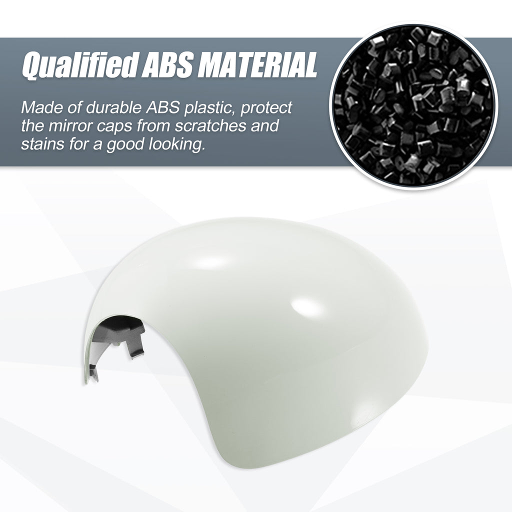 White Left Side Mirror Cover Cap for BMW Mini Clubman R55 Hatchback Cooper R56 S196531
