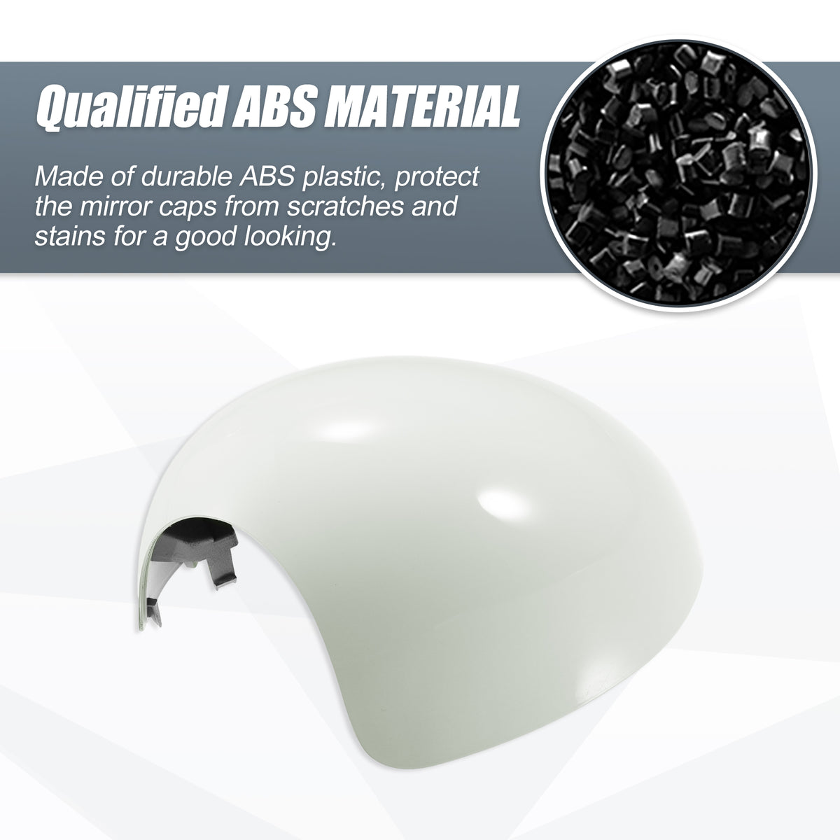 White Left Side Mirror Cover Cap for BMW Mini Clubman R55 Hatchback Cooper R56 S196531