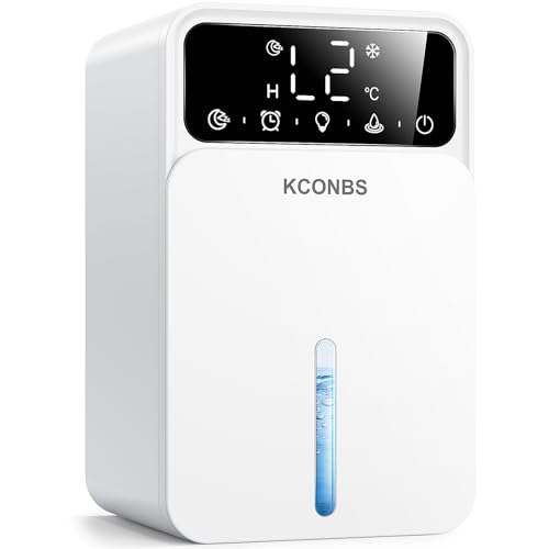 60 OZ Dehumidifier with Auto Shut Off, Timer, 7 Colors LED Light D557138