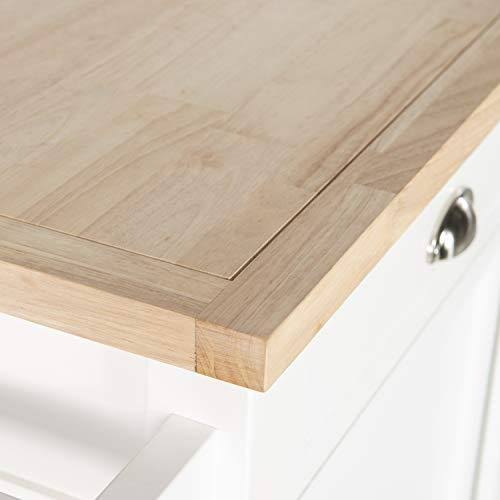 White Kitchen Cart C480129