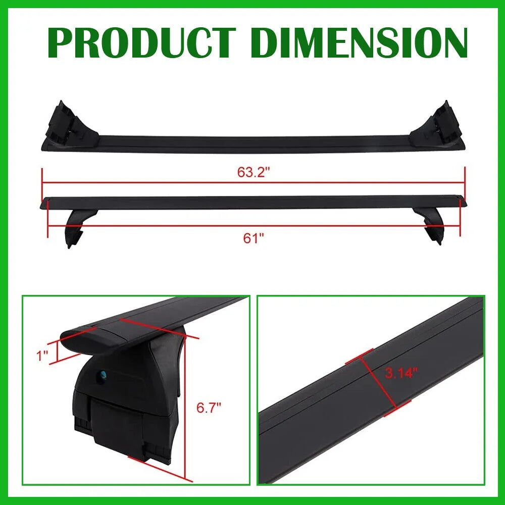 Cross Bars Roof Rail Racks P23952