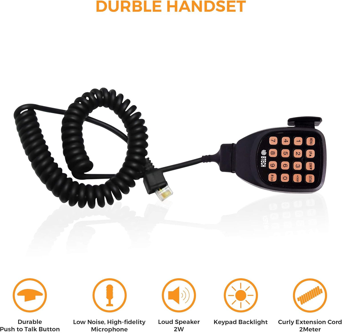 50 Watt GMRS Two-Way Radio with Dual Band Scanning Receiver T802236