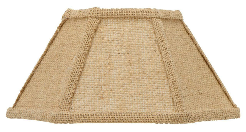 12 inch Replacement Chimney Shade in Natural Burlap M3390