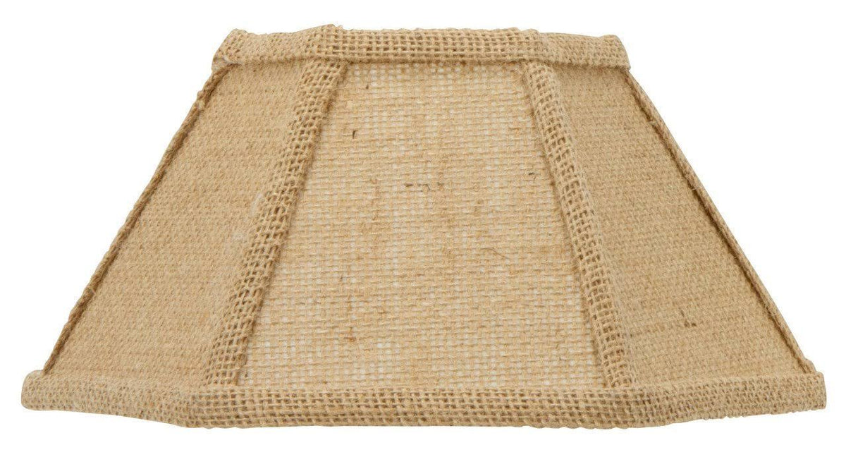 12 inch Replacement Chimney Shade in Natural Burlap M3390