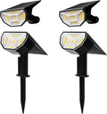 4 Pack Solar Spot Lights Outdoor Waterproof 3000K Warm Light G123264