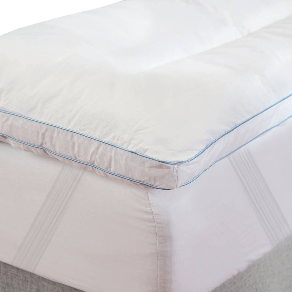 Queen Memory Foam and Fiber Mattress Topper N37958
