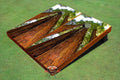 Red Wood Trees Themed Cornhole Boards X4174