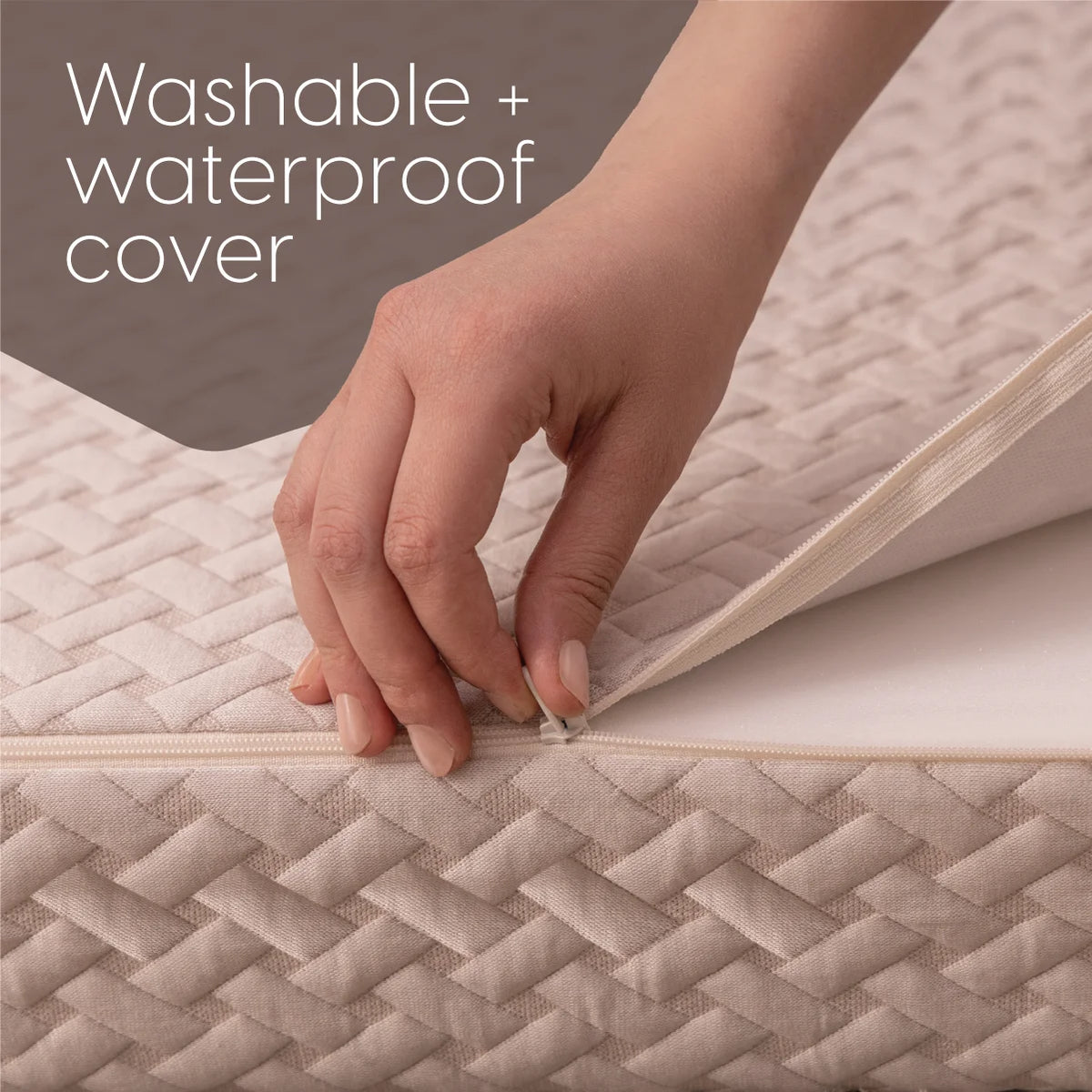 Queen Memory Foam Tri Fold Folding Mattress A193028