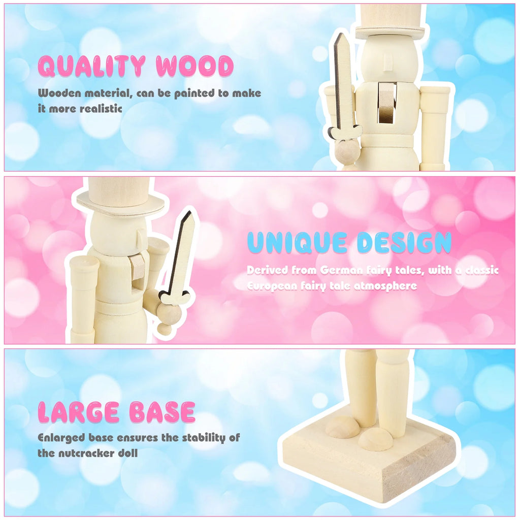 Unfinished Wooden Nutcracker Doll Q9947