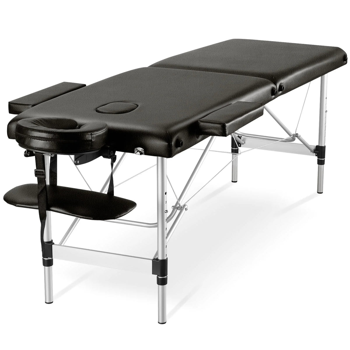 Portable 84 Inch Adjustable Folding Massage Table Black U1250